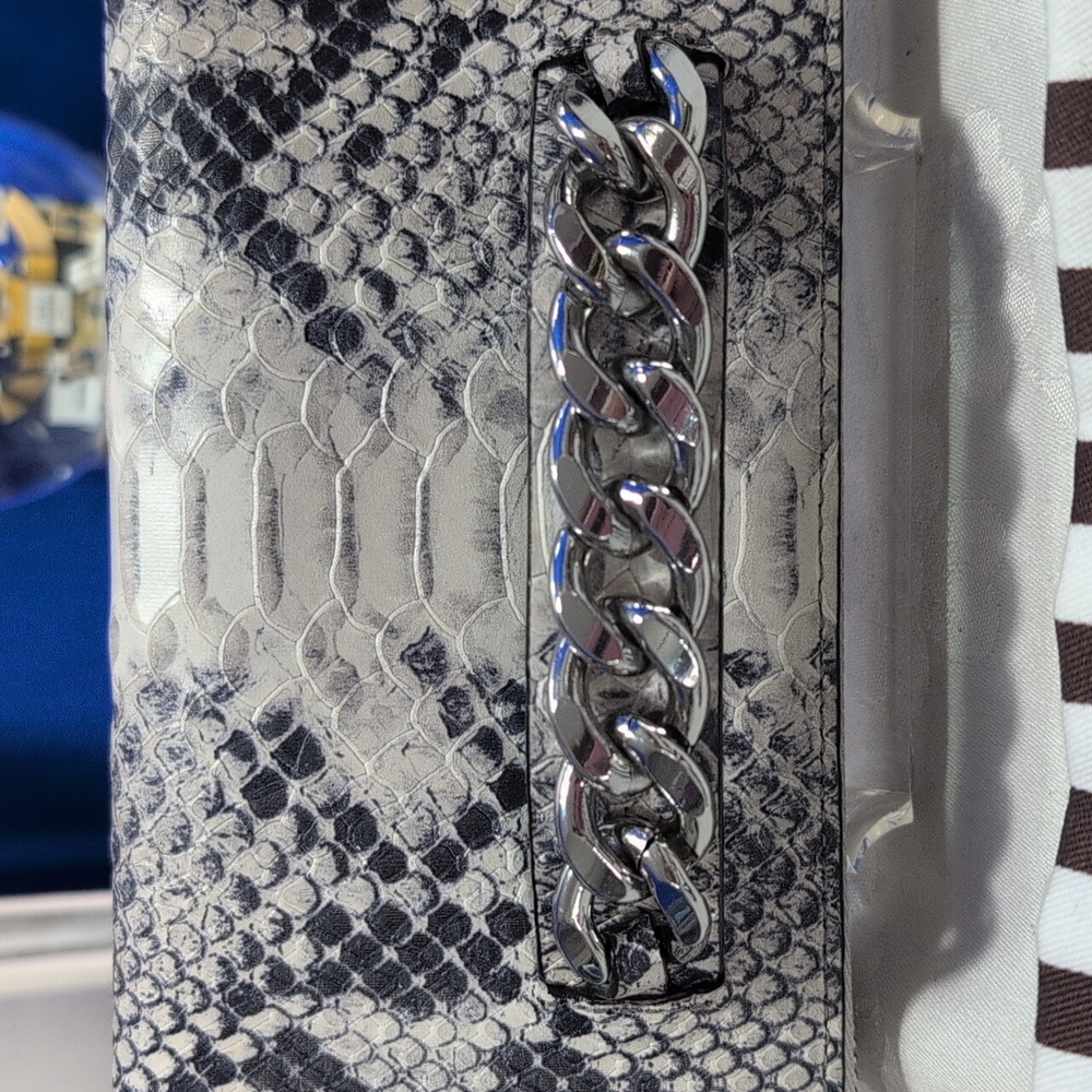 Henri Bendel Python Crafted Long Continental Wall… - image 4